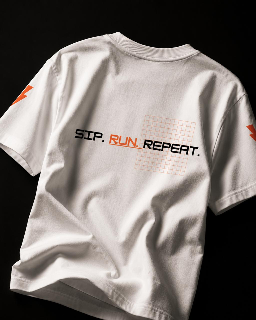 Run Club T-Shirt | Unisex Pure Cotton Graphic Tee | ENERLYSK - ENERLYSK