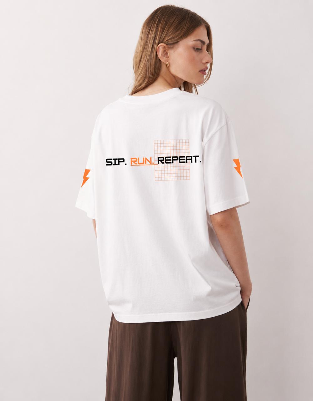 Run Club T-Shirt | Unisex Pure Cotton Graphic Tee | ENERLYSK - ENERLYSK