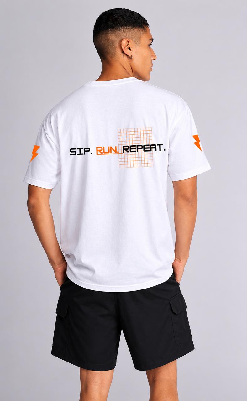 Run Club T-Shirt | Unisex Pure Cotton Graphic Tee | ENERLYSK - ENERLYSK