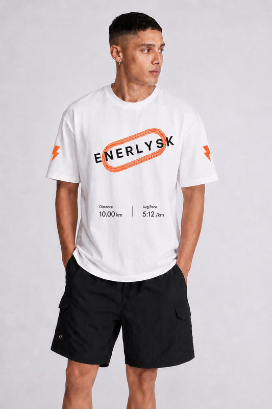 Run Club T-Shirt | Unisex Pure Cotton Graphic Tee | ENERLYSK - ENERLYSK